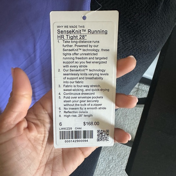 Lululemon SenseKnit High-Rise Running Tight 28" NWT - Picture 8 of 9